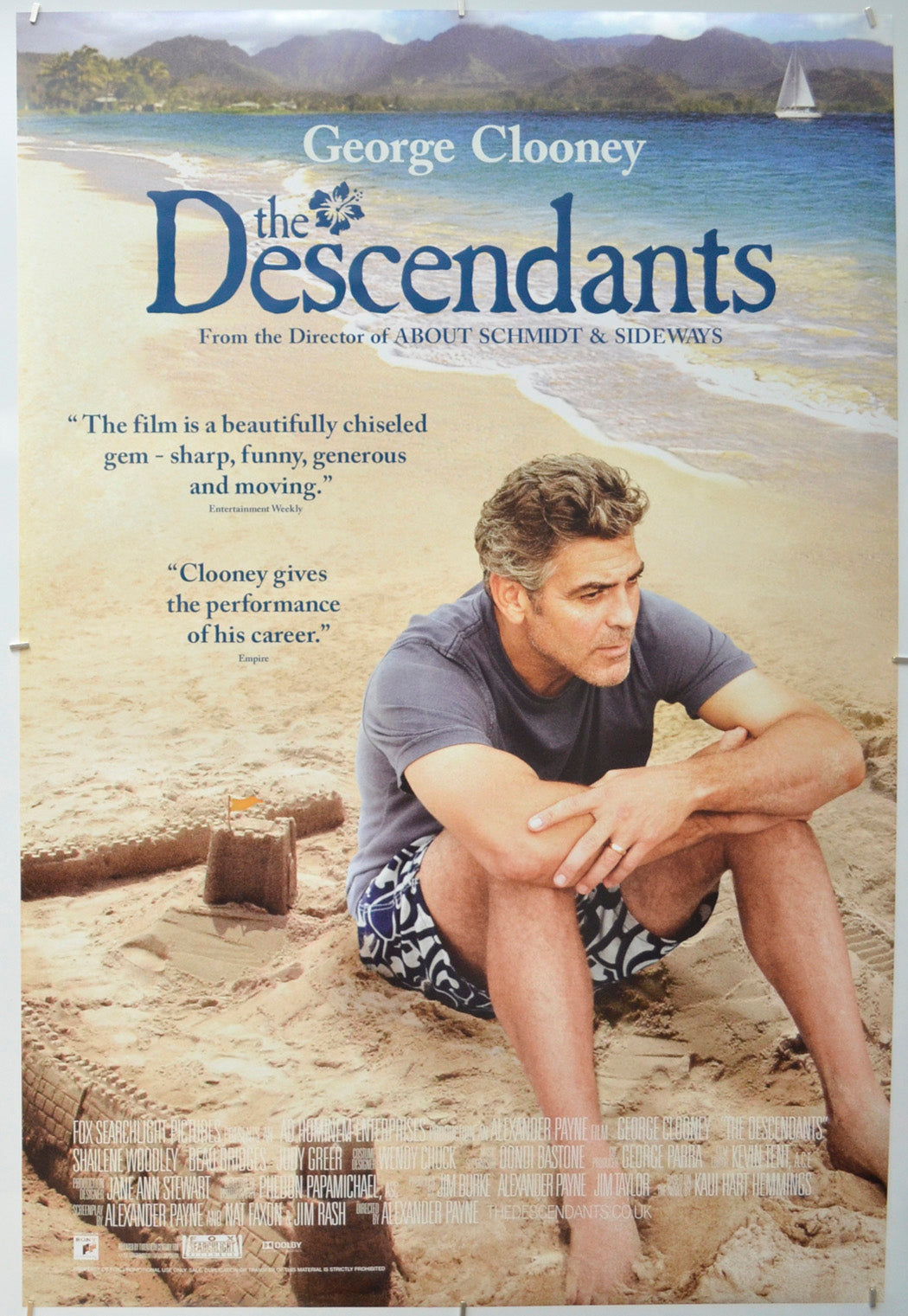 The Descendants - Original One Sheet Poster - Film Poster - Movie Poster 