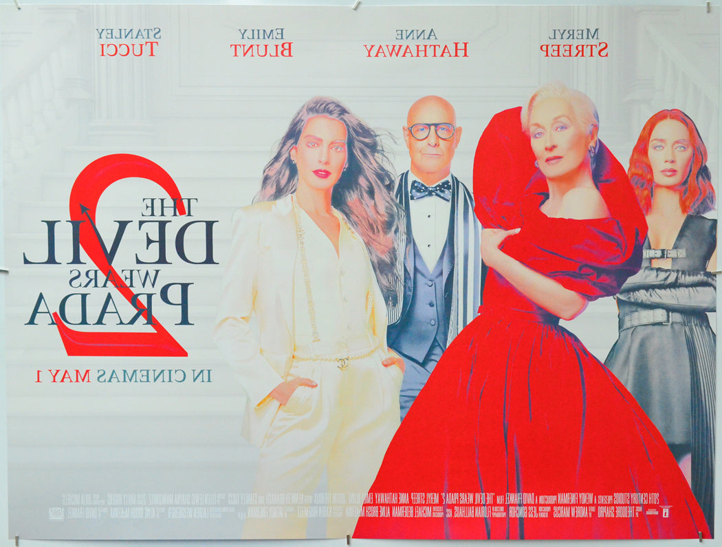 The Devil Wears Prada 2 (Back) Cinema Quad Movie Poster 