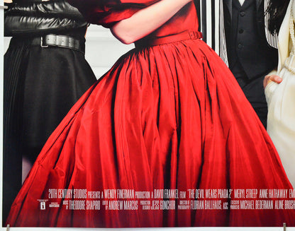 The Devil Wears Prada 2 (Bottom Left) Cinema Quad Movie Poster 