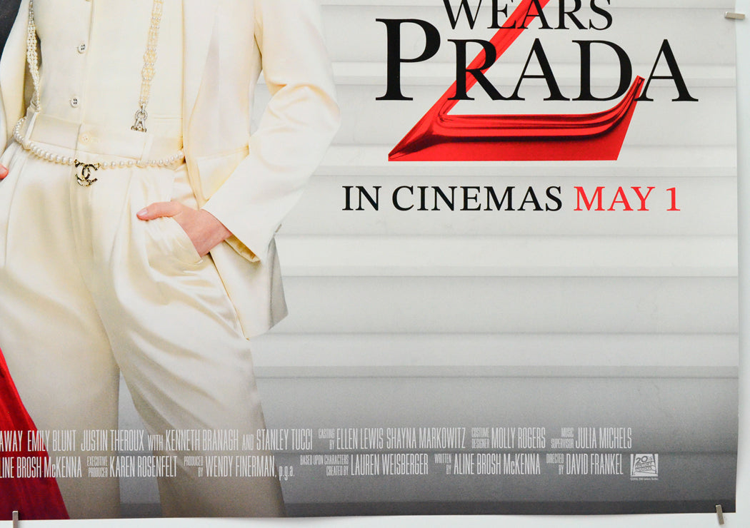 The Devil Wears Prada 2 (Bottom Right) Cinema Quad Movie Poster 