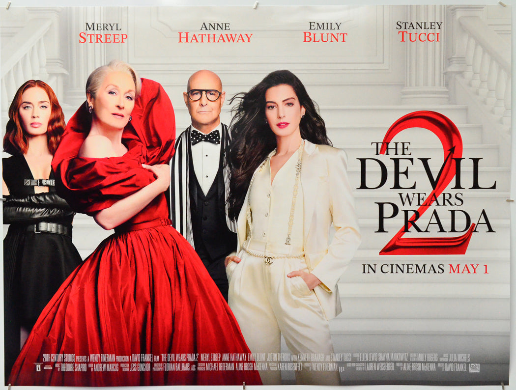 The Devil Wears Prada 2 - Original Quad Poster - Film Poster - Movie Poster