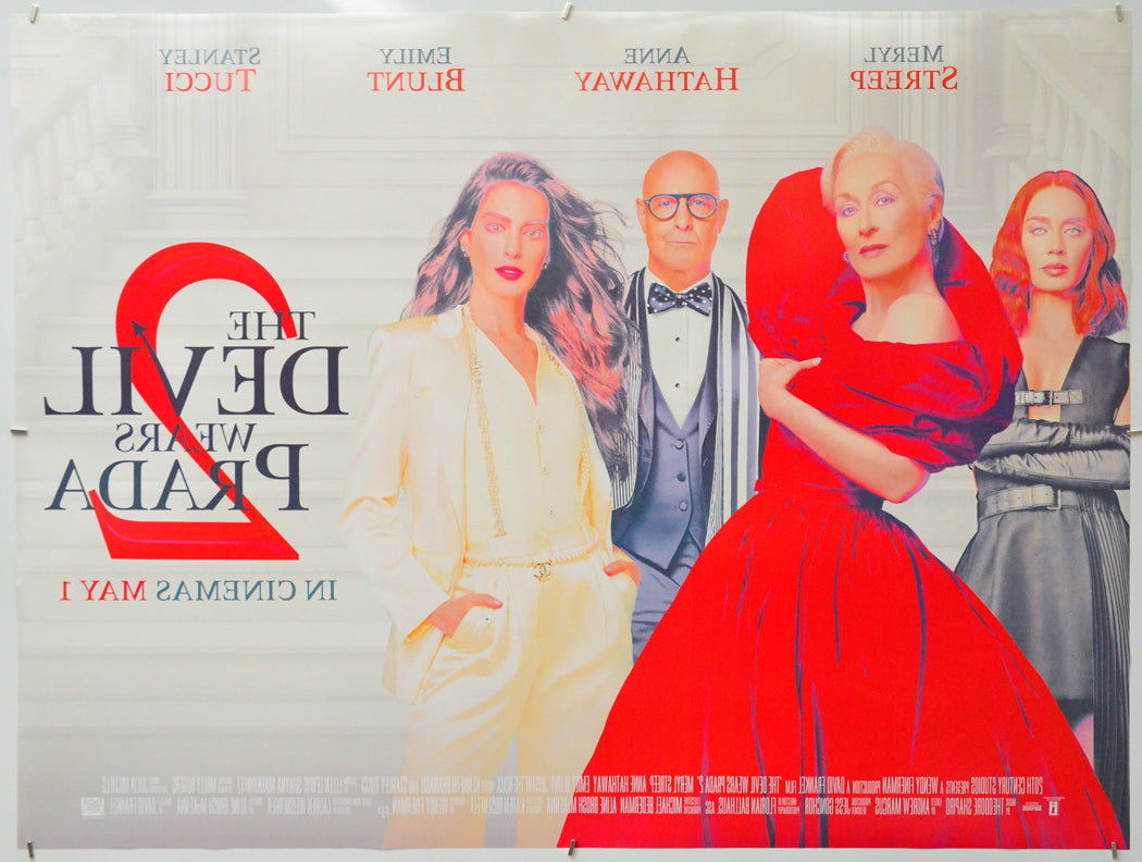 The Devil Wears Prada 2 (Back) Cinema Quad Movie Poster 