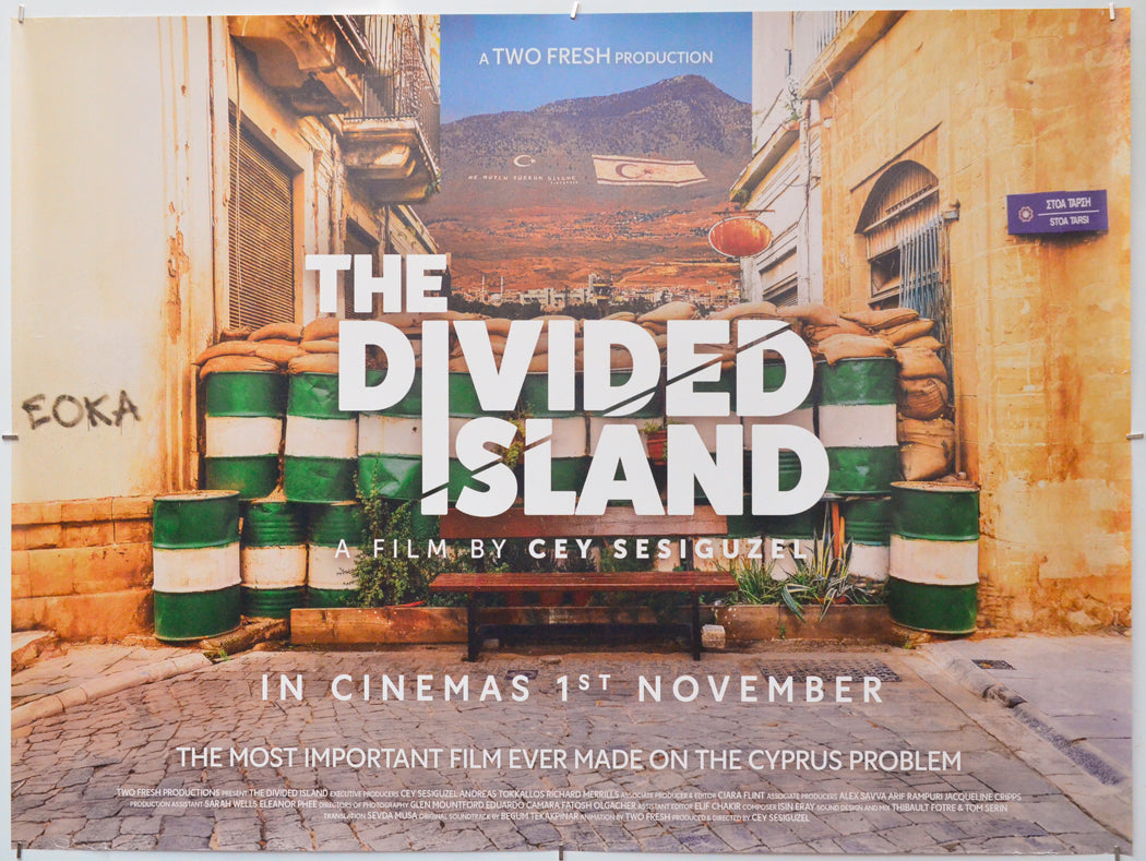 The Divided Island - Original Quad Poster - Film Poster - Movie Poster