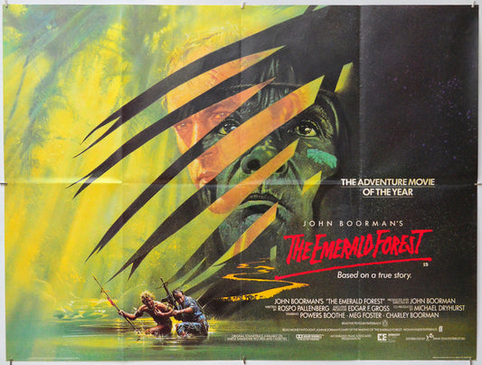 The Emerald Forest - Original Quad Poster - Film Poster - Movie Poster