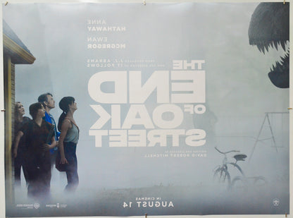 The End of Oak Street (Back) Cinema Quad Movie Poster 
