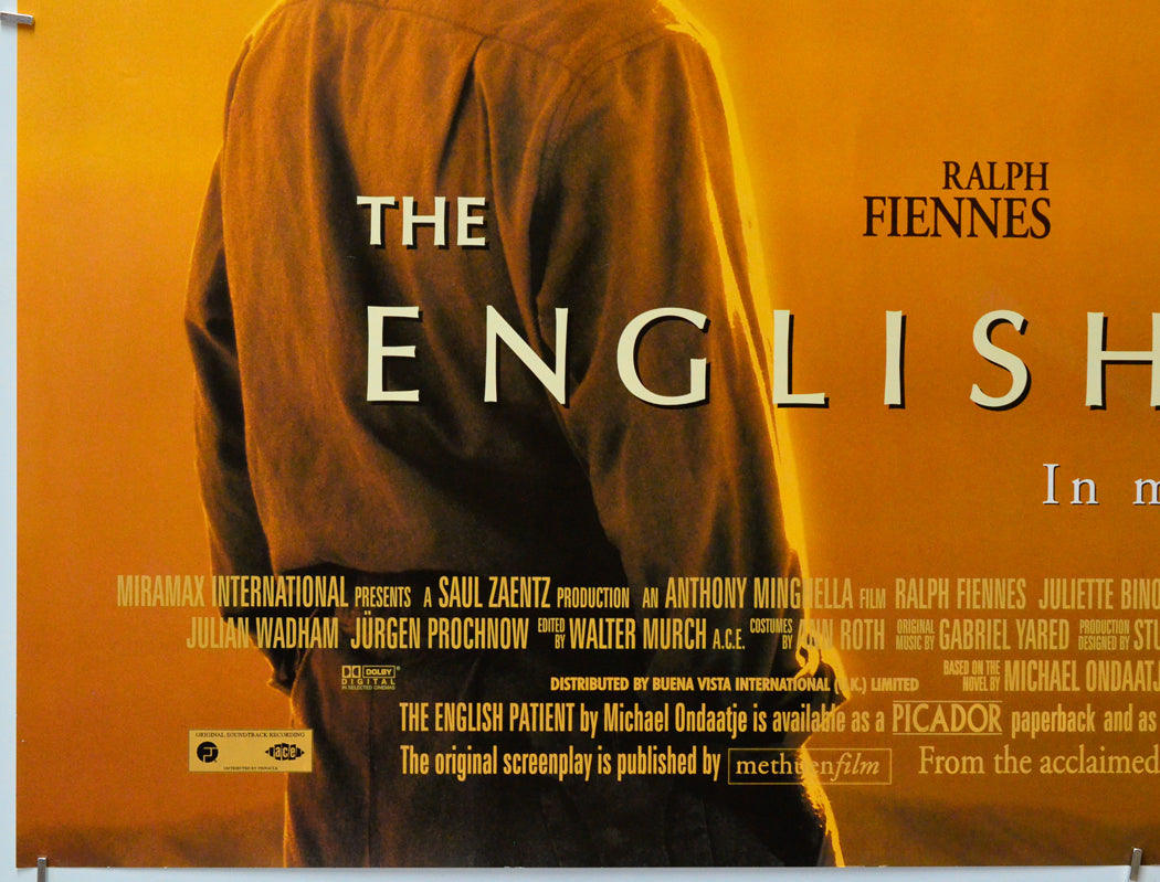 The English Patient (Bottom Left) Cinema Quad Movie Poster 