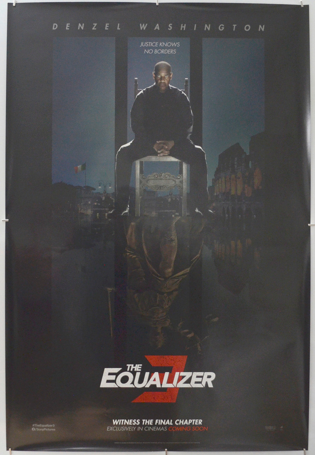 The Equalizer 3 - Original One Sheet Poster - Film Poster - Movie Poster 