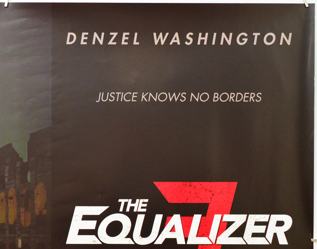 The Equalizer 3 (Top Right) Cinema Quad Movie Poster 