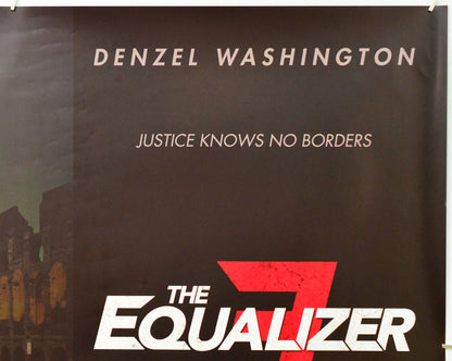 The Equalizer 3 (Top Right) Cinema Quad Movie Poster 