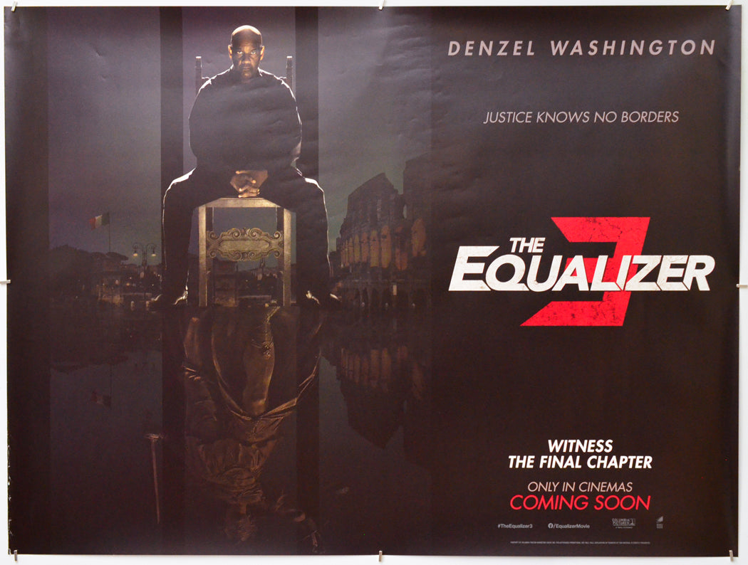 The Equalizer 3 - Original Quad Poster - Film Poster - Movie Poster