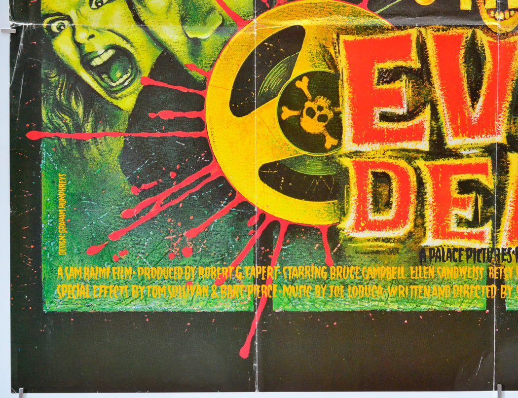 The Evil Dead (Bottom Left) Cinema Quad Movie Poster 