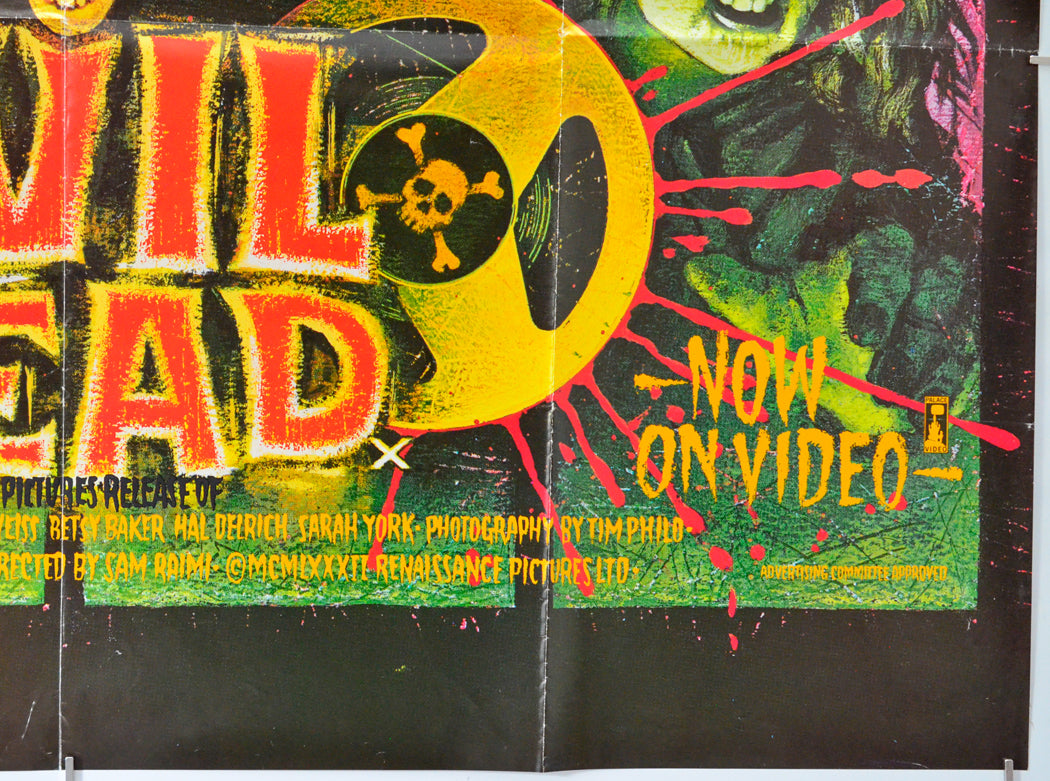 The Evil Dead (Bottom Right) Cinema Quad Movie Poster 