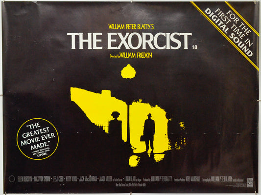 The Exorcist - Original Quad Poster - Film Poster - Movie Poster
