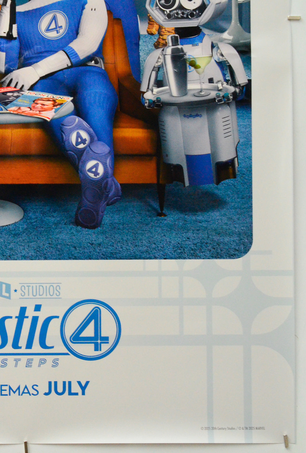 The Fantastic Four: First Steps (Bottom Right) Cinema One Sheet Movie Poster 