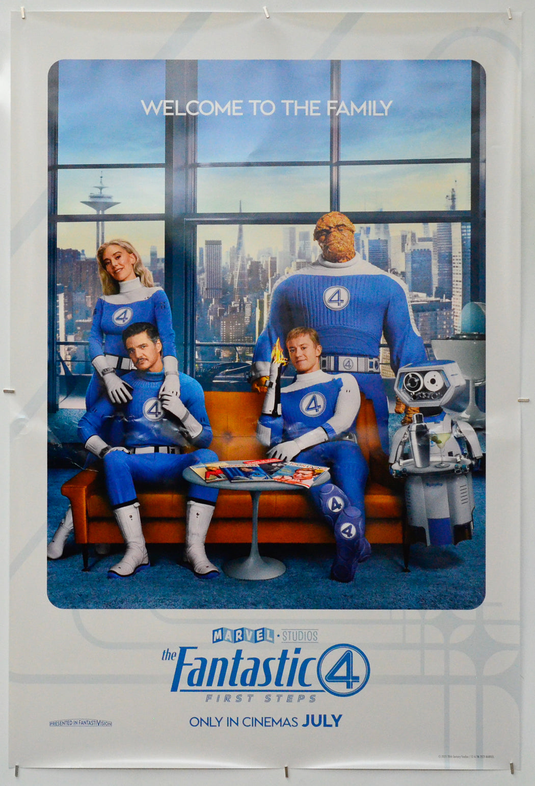 The Fantastic Four: First Steps - Original One Sheet Poster - Film Poster - Movie Poster