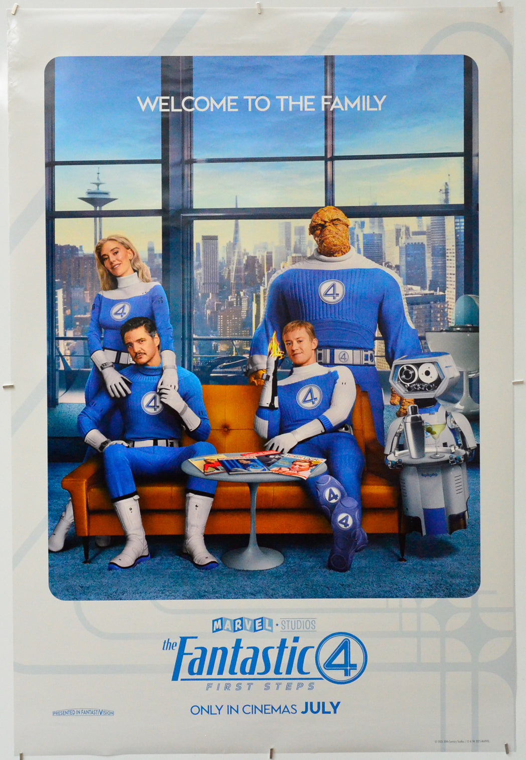 The Fantastic Four: First Steps - Original One Sheet Poster - Film Poster - Movie Poster