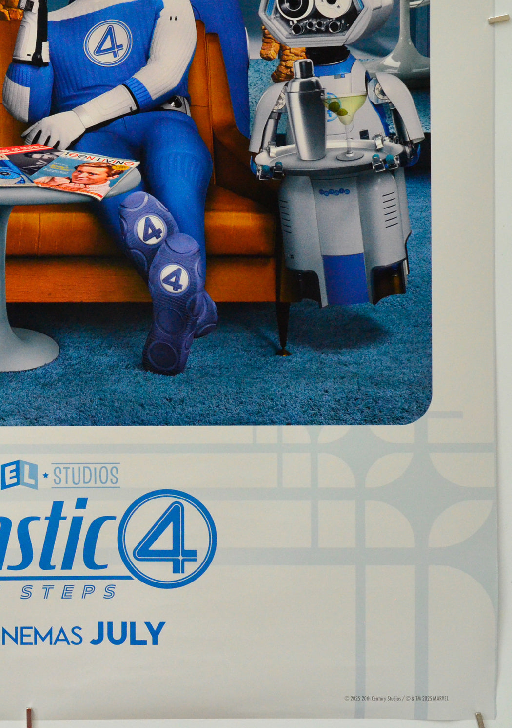 The Fantastic Four: First Steps (Bottom Right) Cinema One Sheet Movie Poster 