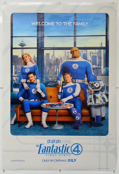 The Fantastic Four: First Steps - Original One Sheet Poster - Film Poster - Movie Poster