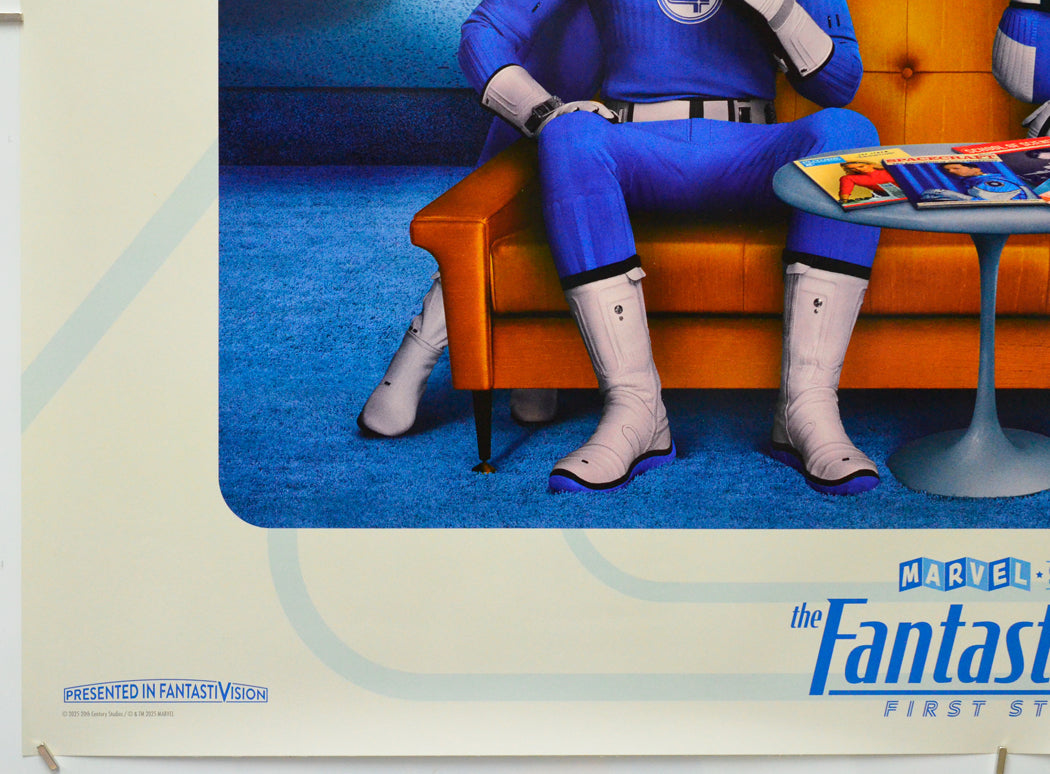 The Fantastic Four: First Steps (Bottom Left) Cinema Quad Movie Poster 