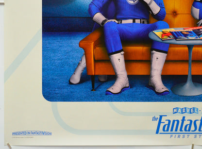The Fantastic Four: First Steps (Bottom Left) Cinema Quad Movie Poster 