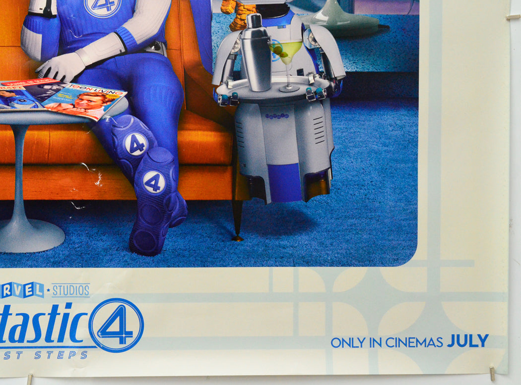 The Fantastic Four: First Steps (Bottom Right) Cinema Quad Movie Poster 