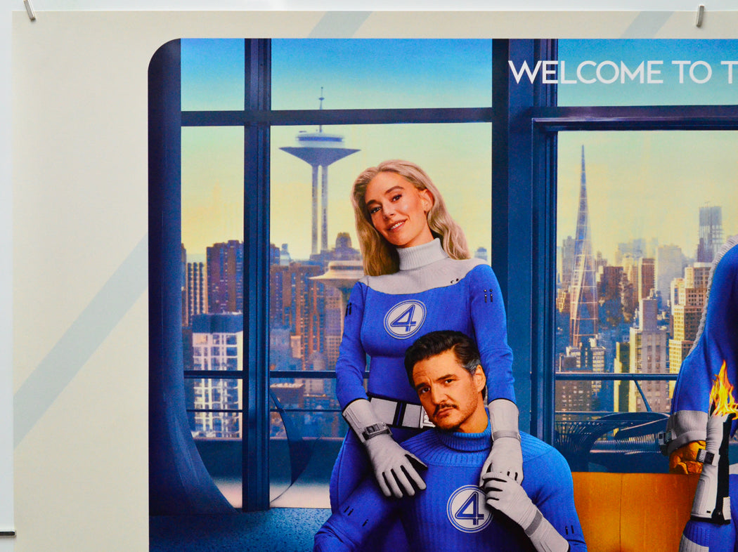 The Fantastic Four: First Steps (Top Left) Cinema Quad Movie Poster 