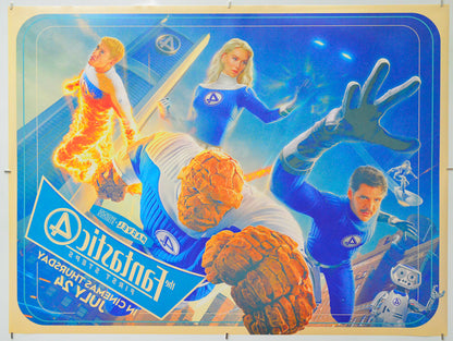 The Fantastic Four: First Steps (Back) Cinema Quad Movie Poster 