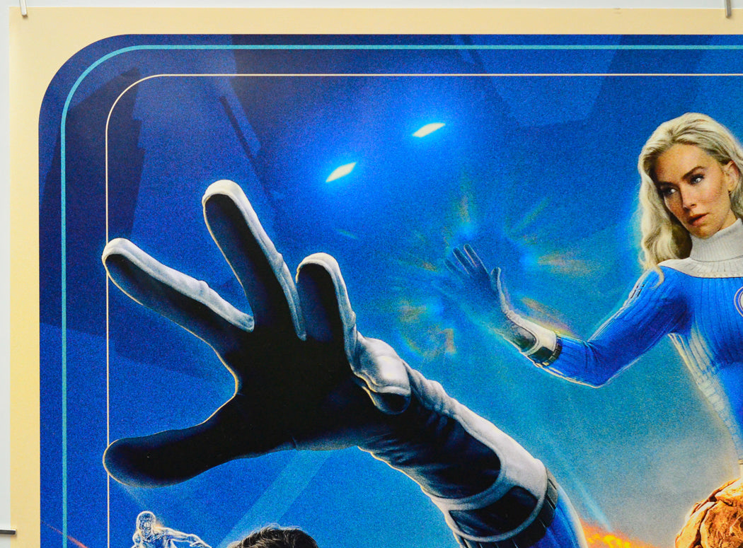 The Fantastic Four: First Steps (Top Left) Cinema Quad Movie Poster 