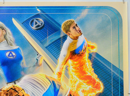 The Fantastic Four: First Steps (Top Right) Cinema Quad Movie Poster 