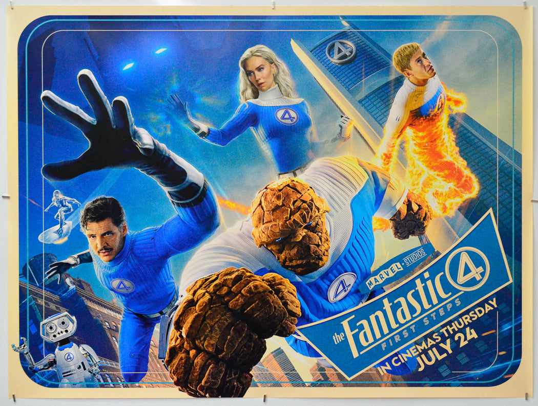 The Fantastic Four: First Steps - Original Quad Poster - Film Poster - Movie Poster