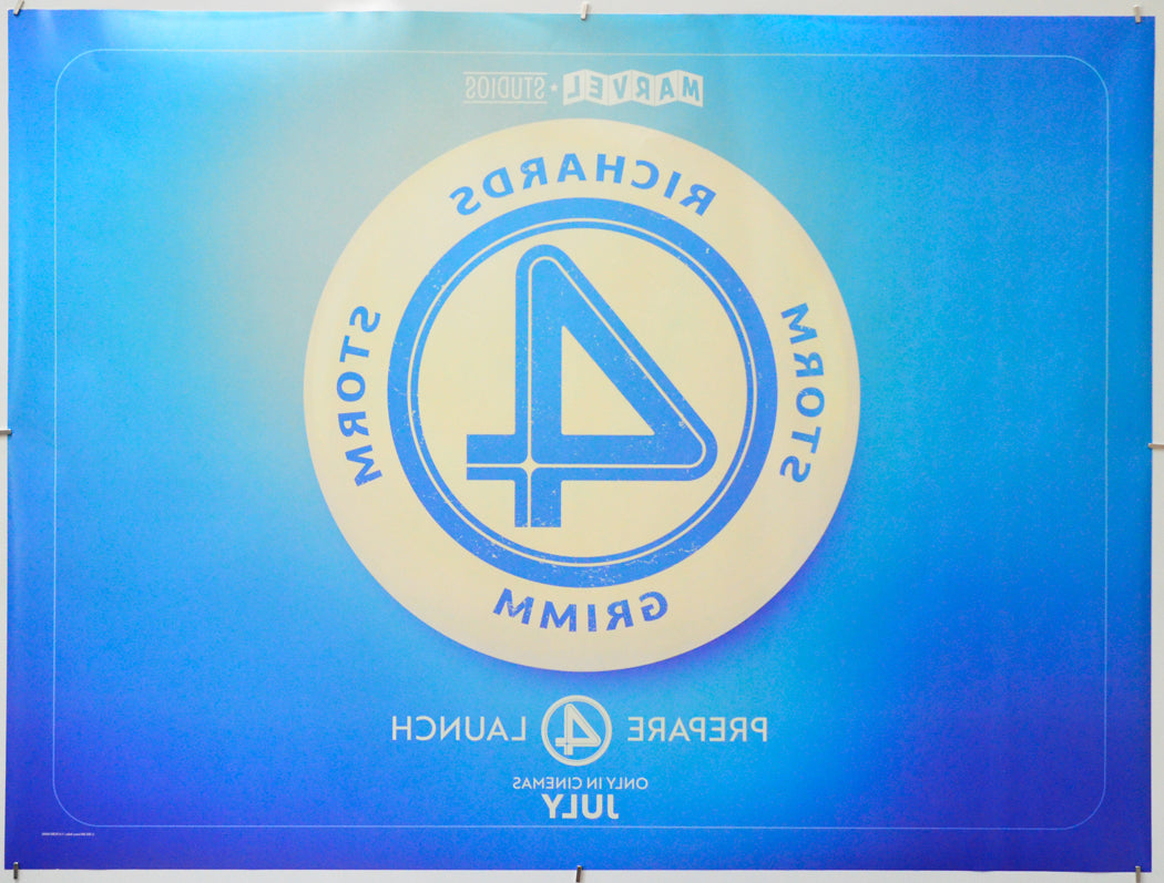 The Fantastic Four: First Steps (Back) Cinema Quad Movie Poster 