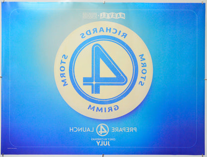 The Fantastic Four: First Steps (Back) Cinema Quad Movie Poster 
