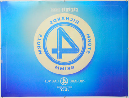 The Fantastic Four: First Steps (Back) Cinema Quad Movie Poster 