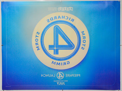 The Fantastic Four: First Steps (Back) Cinema Quad Movie Poster 