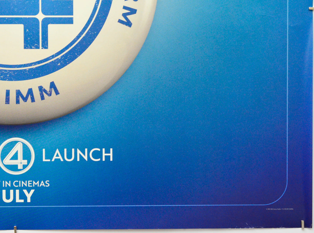 The Fantastic Four: First Steps (Bottom Right) Cinema Quad Movie Poster 