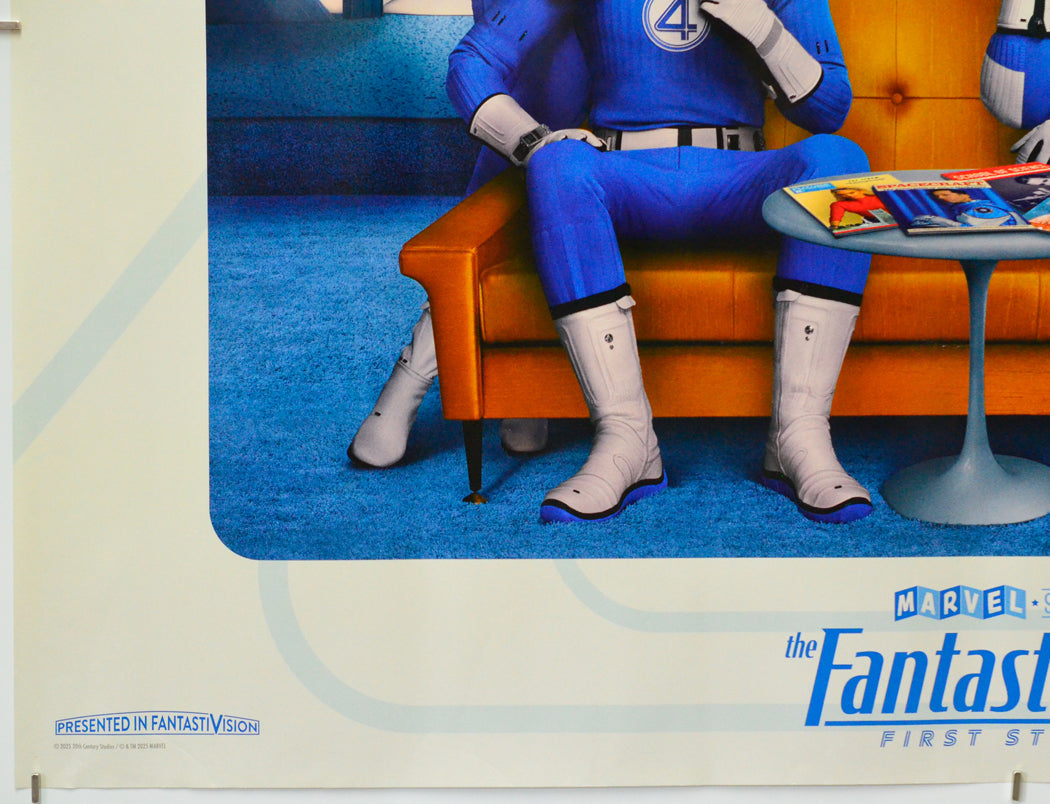 The Fantastic Four: First Steps (Bottom Left) Cinema Quad Movie Poster 