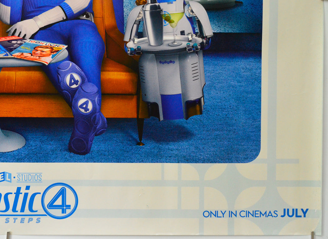 The Fantastic Four: First Steps (Bottom Right) Cinema Quad Movie Poster 