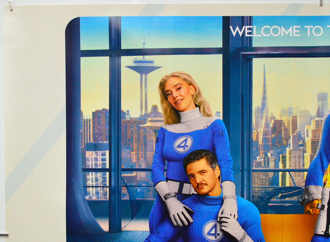 The Fantastic Four: First Steps (Top Left) Cinema Quad Movie Poster 
