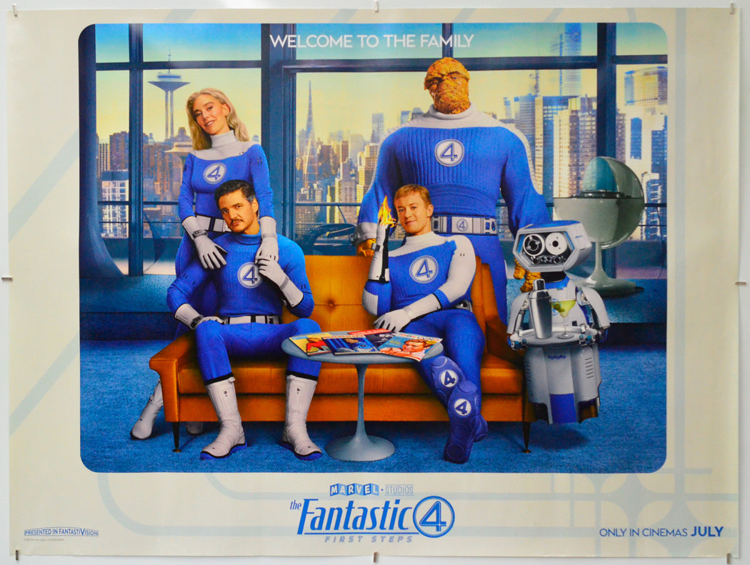 The Fantastic Four: First Steps - Original Quad Poster - Film Poster - Movie Poster