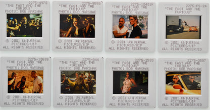 The Fast And The Furious - Original 35mm Slides - Cinema Press Slides
