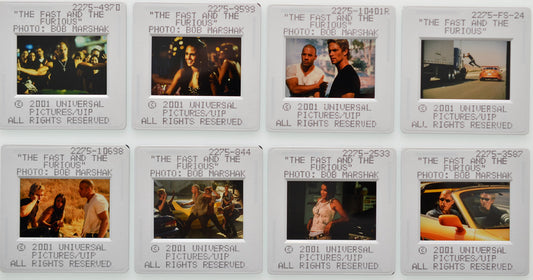 The Fast And The Furious - Original 35mm Slides - Cinema Press Slides