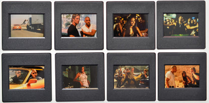 The Fast And The Furious (Back of Slides) Original 35mm Slides - Cinema Press Slides