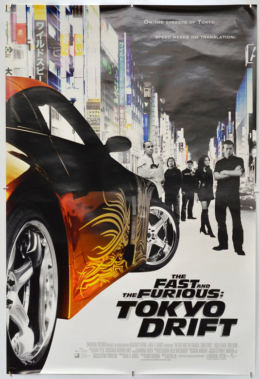 The Fast And The Furious : Tokyo Drift - Original One Sheet Poster - Film Poster - Movie Poster 