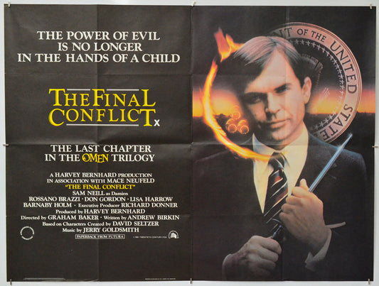 The Final Conflict - Original Quad Poster - Film Poster - Movie Poster