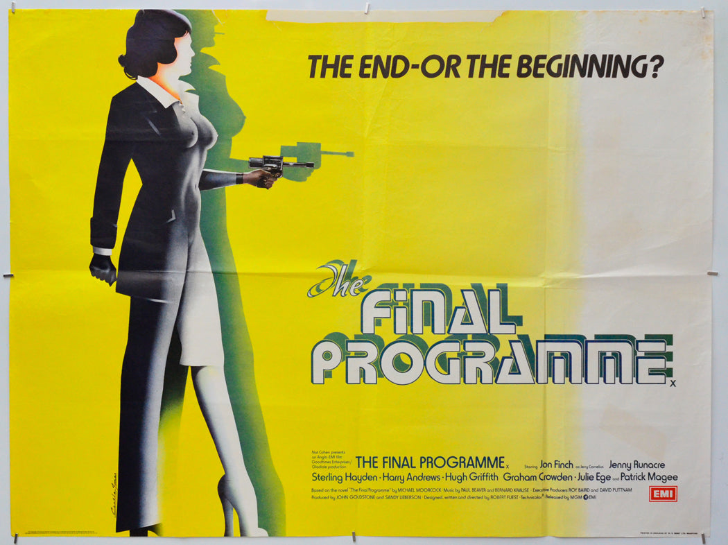 The Final Programme - Original Quad Poster - Film Poster - Movie Poster