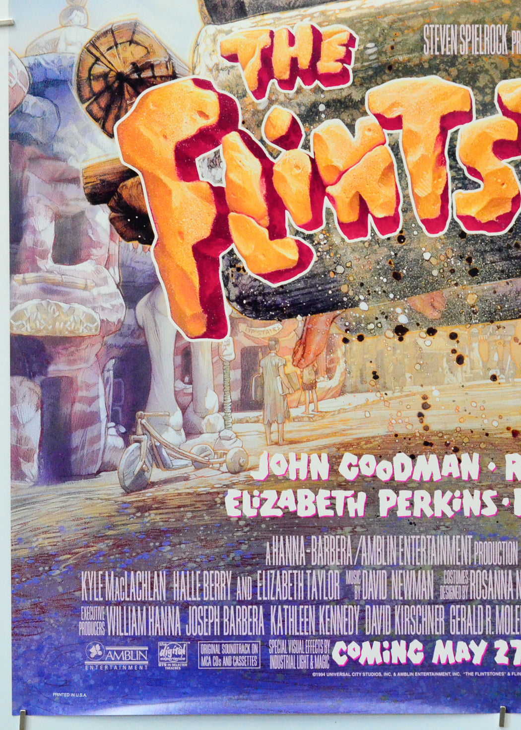 The Flintstones (Bottom Left) Cinema One Sheet Movie Poster 