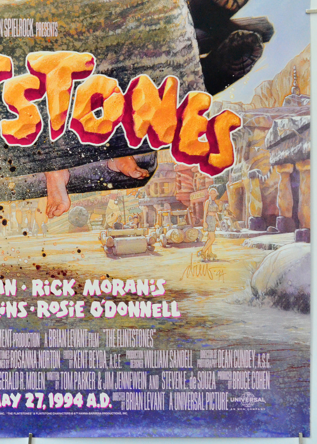The Flintstones (Bottom Right) Cinema One Sheet Movie Poster 