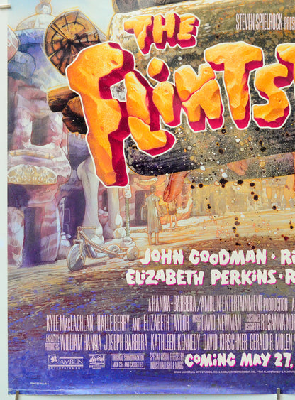 The Flintstones (Bottom Left) Cinema One Sheet Movie Poster 