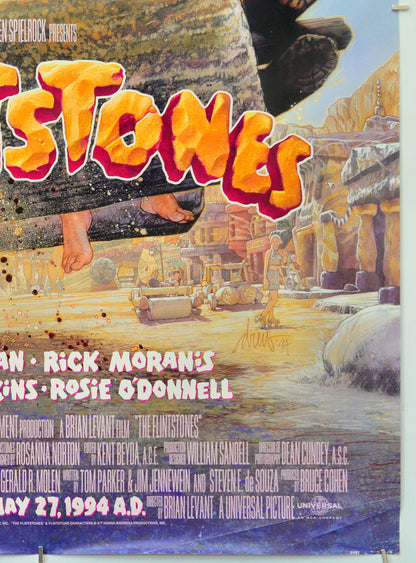 The Flintstones (Bottom Right) Cinema One Sheet Movie Poster 