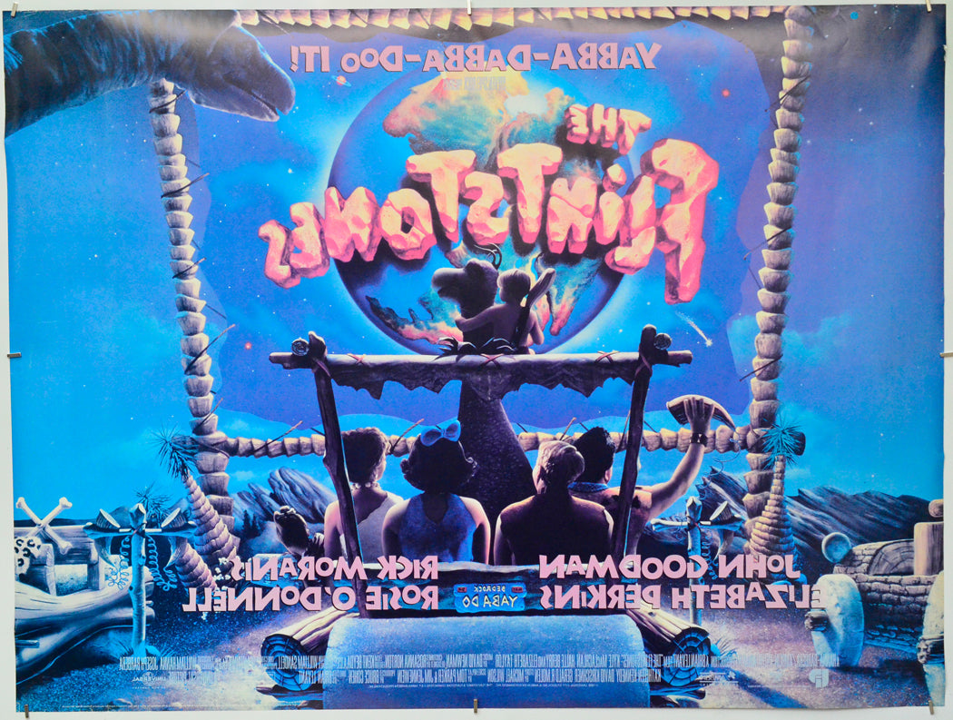 The Flintstones (Back) Cinema Quad Movie Poster 